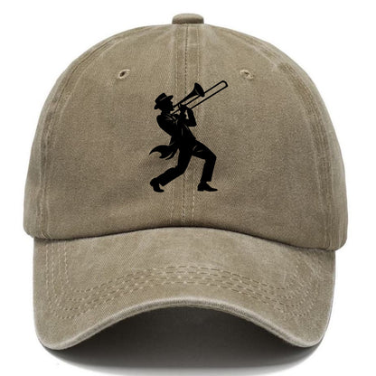 Trombone player jazz improvisation - Classic Cap - Warm Sand(Khaki)