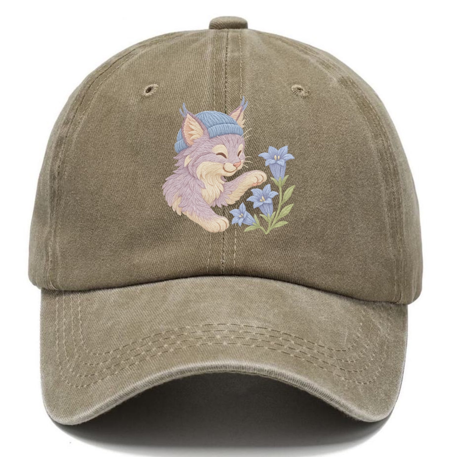 Lynx and Gentian  - Classic Cap - Warm Sand(Khaki)