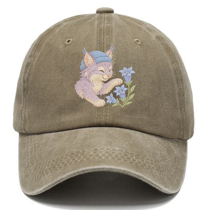 Lynx and Gentian  - Classic Cap - Warm Sand(Khaki)