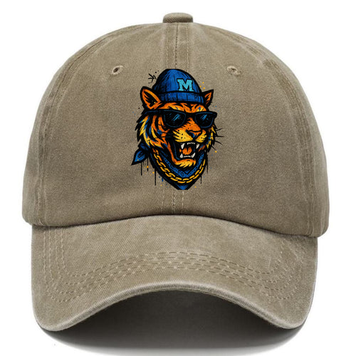 Memphis Tiger wearing Memphis beanie with M patch - Classic Cap