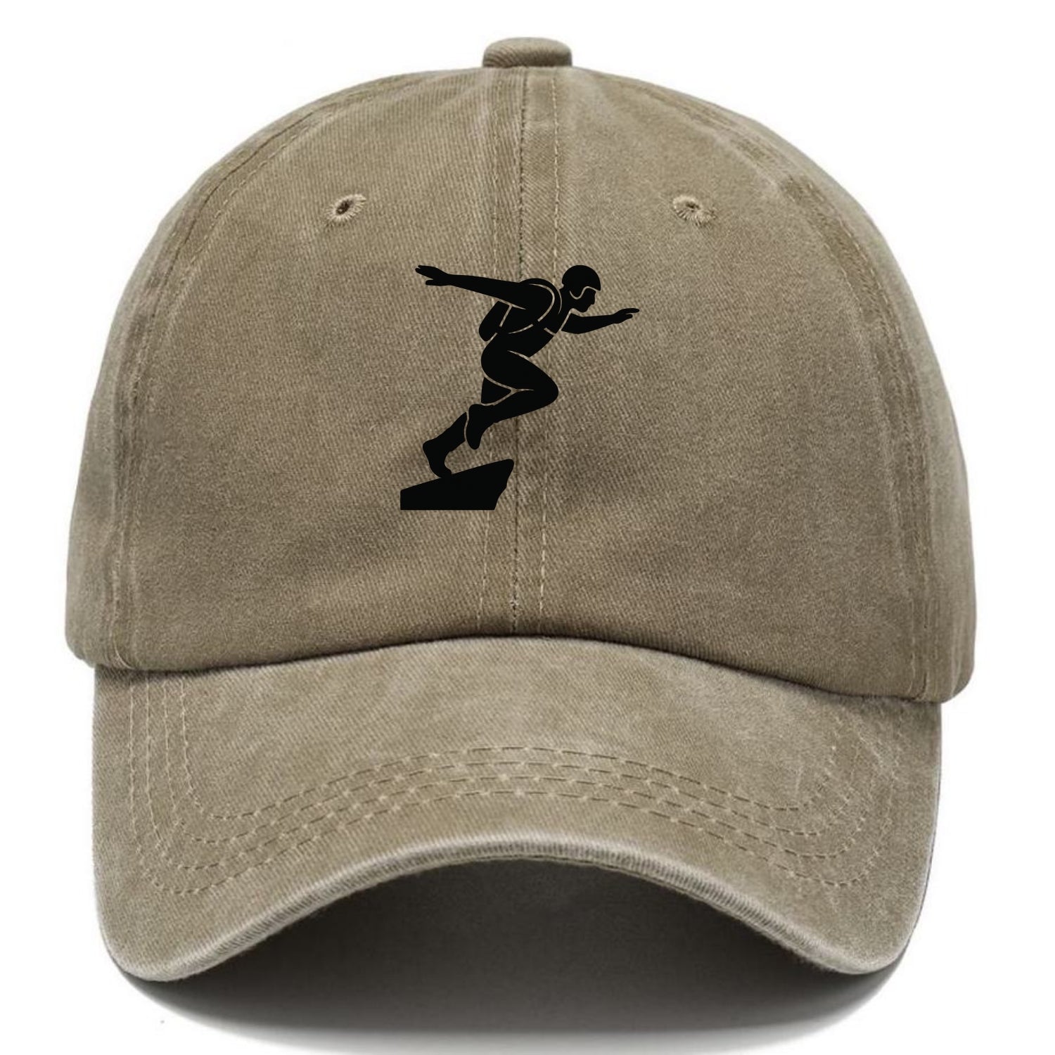 Base jumper launching off - Classic Cap - Warm Sand(Khaki)