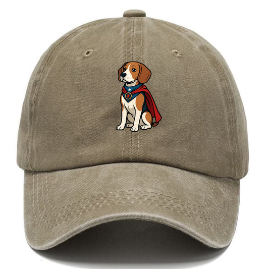 Beagle Patriotic Hero  - Classic Cap - Warm Sand(Khaki)