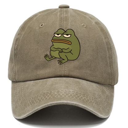 The Frog Judges Silently - Classic Cap - Warm Sand(Khaki)