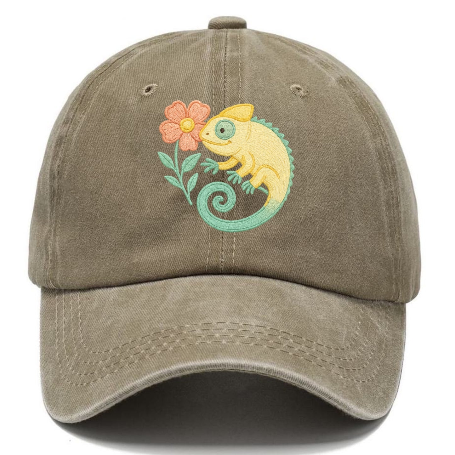 Yellow Chameleon - Classic Cap - Warm Sand(Khaki)