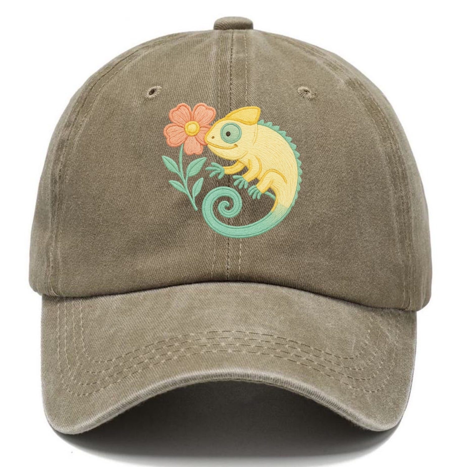 Yellow Chameleon - Classic Cap - Warm Sand(Khaki)