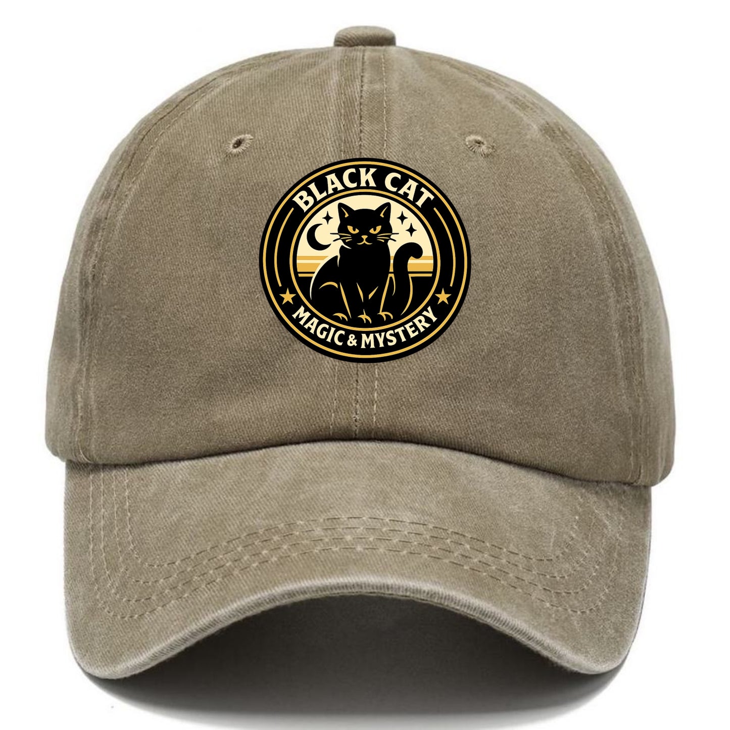 Midnight Prowler Emblem - Classic Cap - Warm Sand(Khaki)