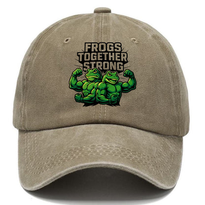 Frogs Together Strong - Classic Cap - Warm Sand(Khaki)