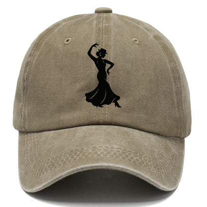 Flamenco dancer passionate stance - Classic Cap - Warm Sand(Khaki)