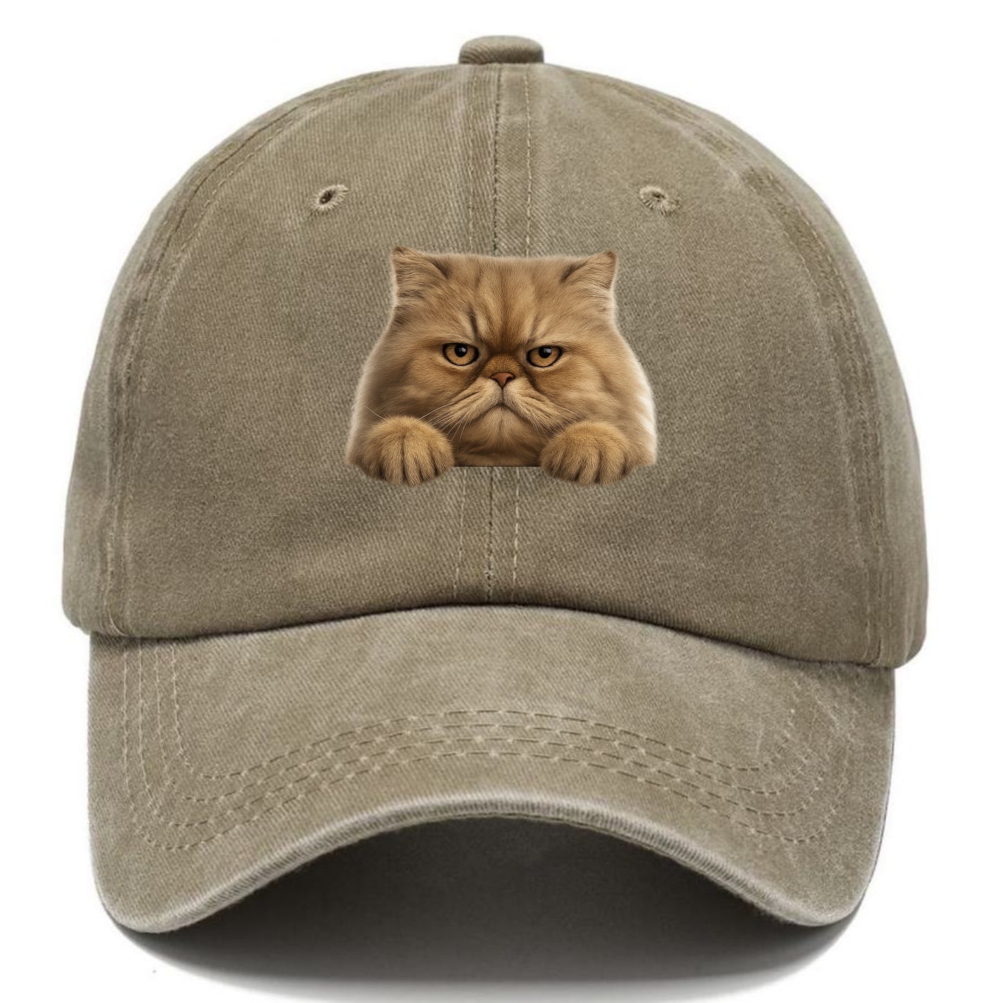 Persian Cat  - Classic Cap - Warm Sand(Khaki)