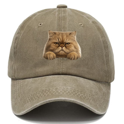 Persian Cat  - Classic Cap - Warm Sand(Khaki)