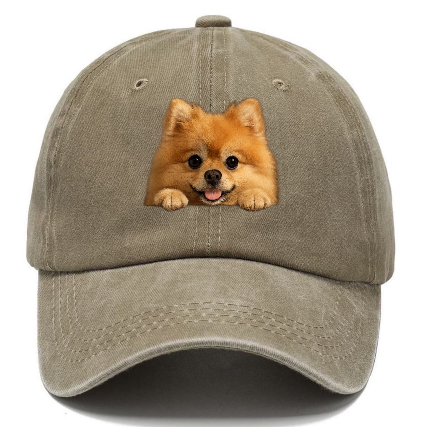 Pomeranian  - Classic Cap - Warm Sand(Khaki)