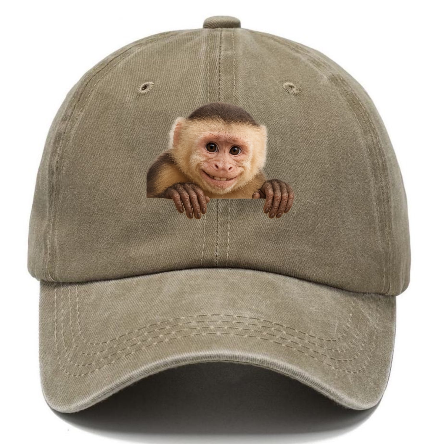 Capuchin Monkey  - Classic Cap - Warm Sand(Khaki)