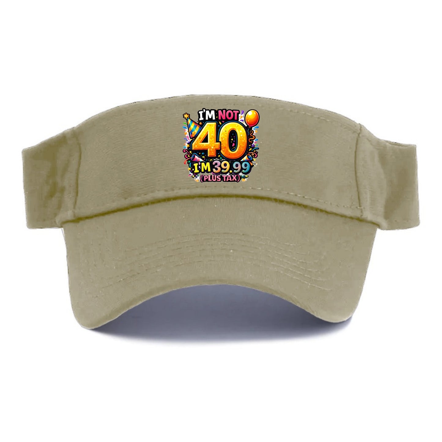 Not 40 Plus Tax - Visor - Warm Sand(Khaki)