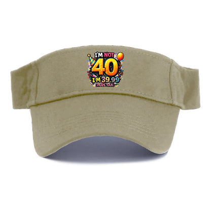 Not 40 Plus Tax - Visor - Warm Sand(Khaki)