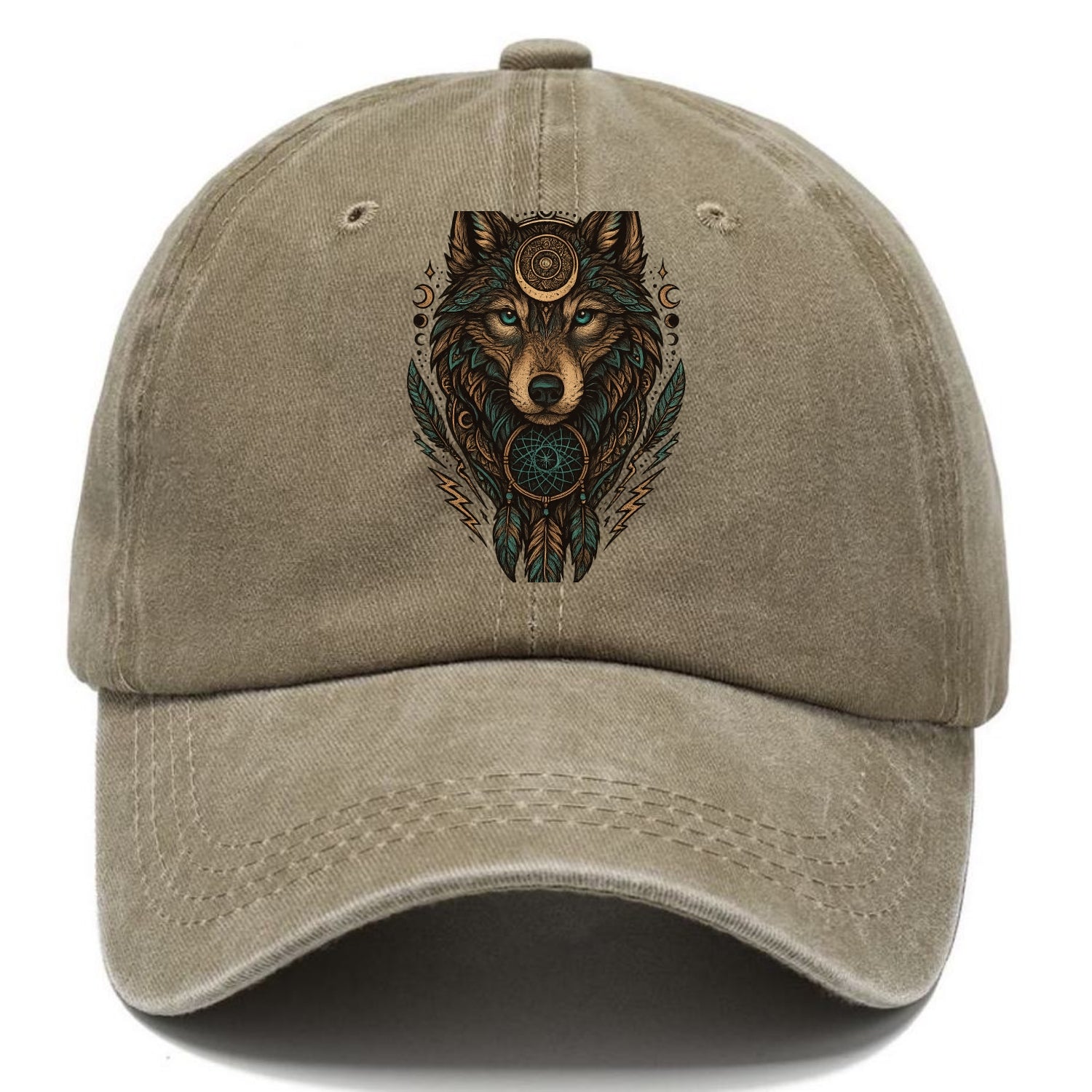 Storm Wolf Thunder  - Classic Cap - Warm Sand(Khaki)