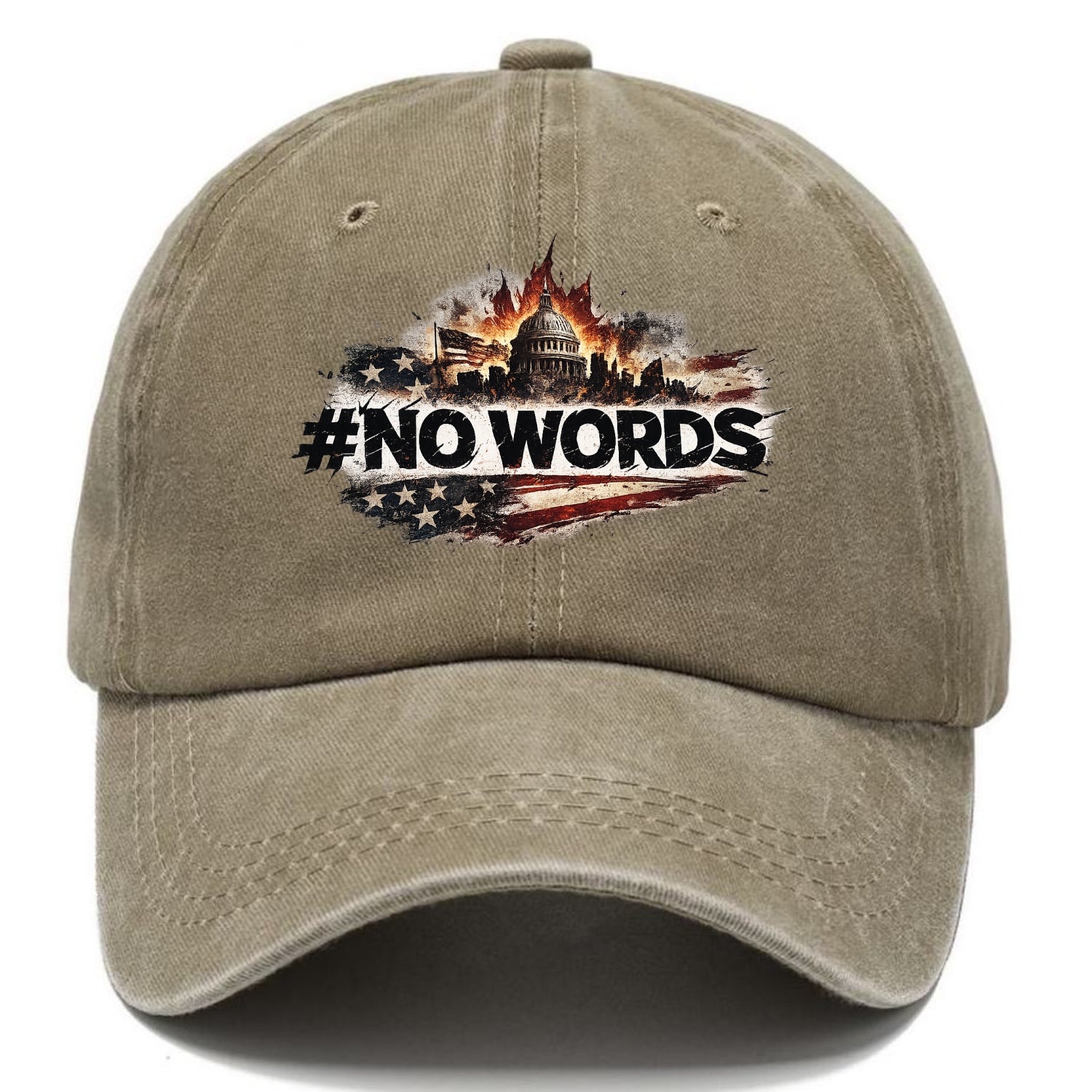 No Words! - Classic Cap - Warm Sand(Khaki)