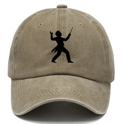 Conductor leading orchestra passionately - Classic Cap - Warm Sand(Khaki)