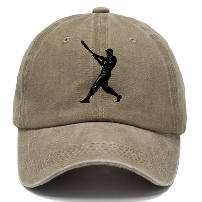 Baseball batter in full swing - Classic Cap - Warm Sand(Khaki)
