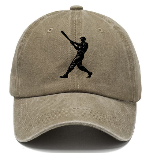 Baseball batter in full swing - Classic Cap