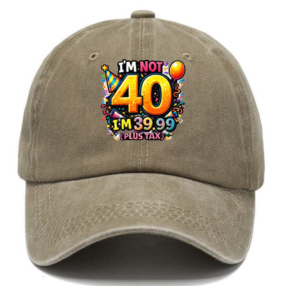 Not 40 Plus Tax - Classic Cap - Warm Sand(Khaki)