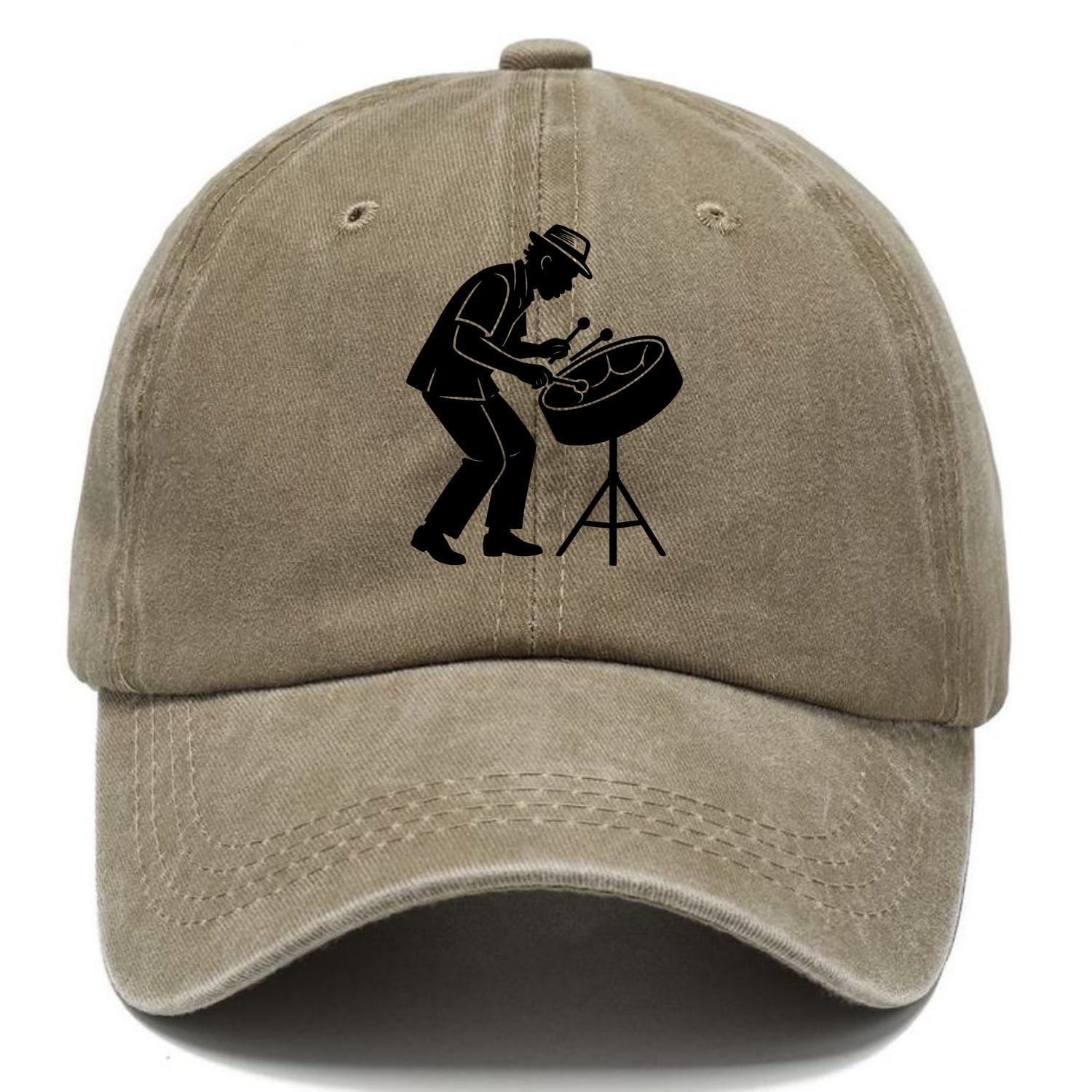 Steel drum player Caribbean rhythm - Classic Cap - Warm Sand(Khaki)