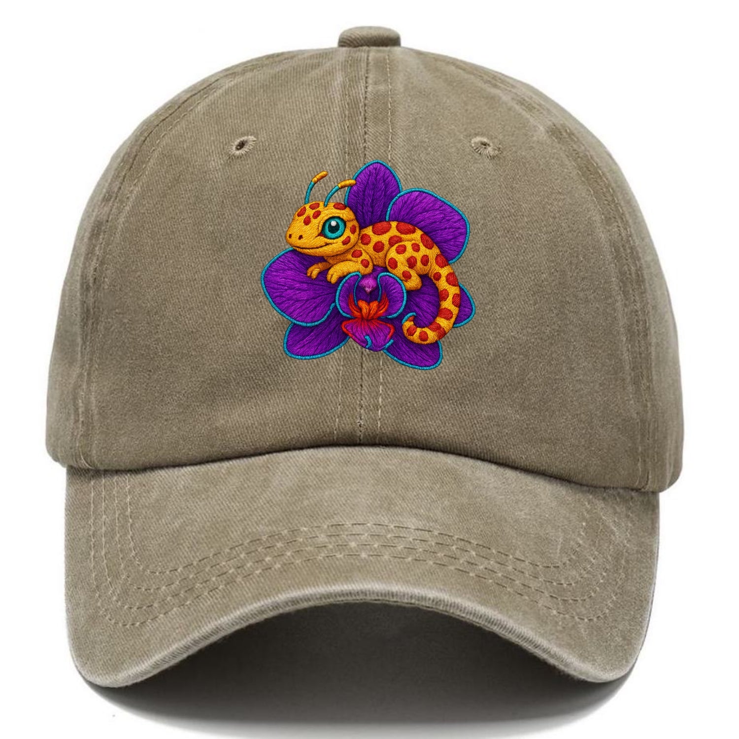 Leopard Orchid - Classic Cap - Warm Sand(Khaki)