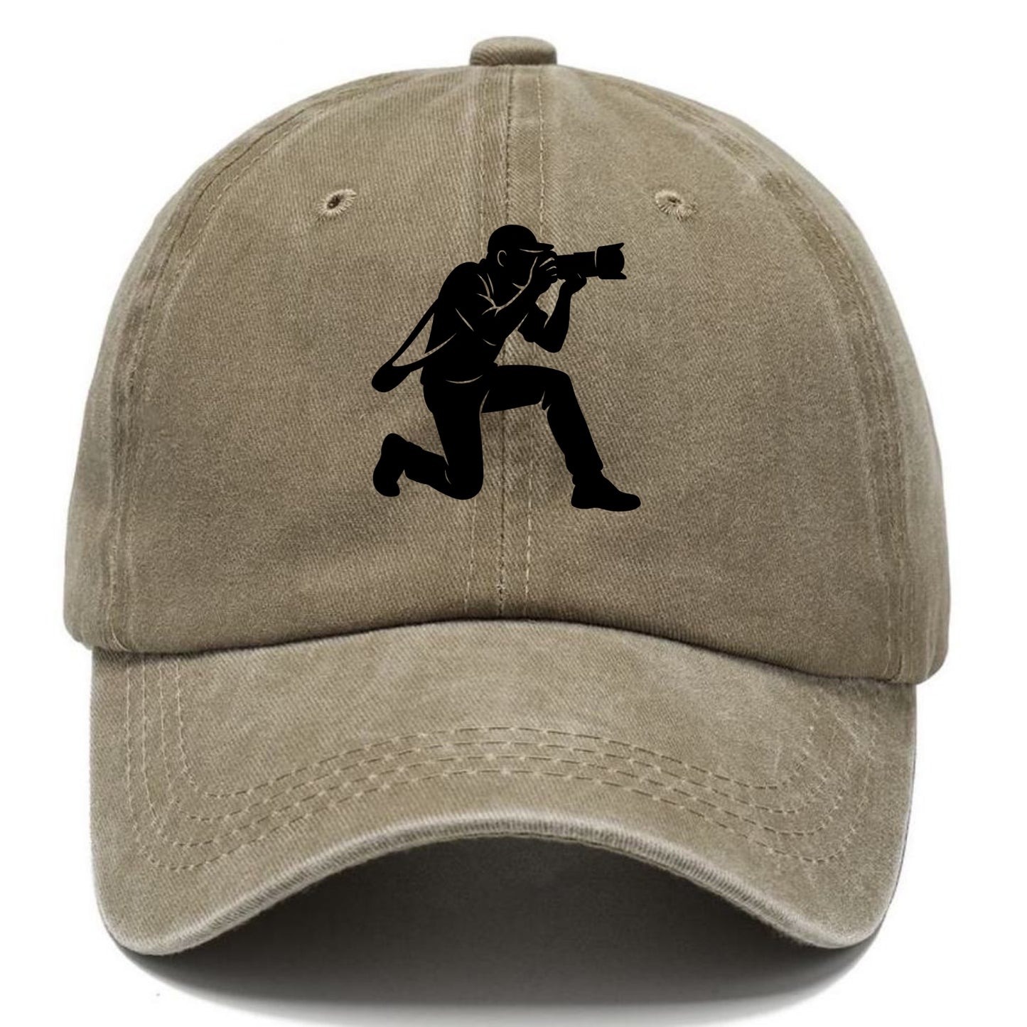 Photographer capturing perfect shot - Classic Cap - Warm Sand(Khaki)