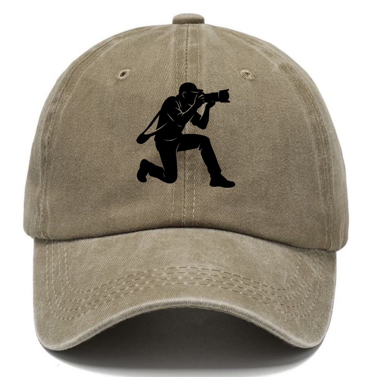 Photographer capturing perfect shot - Classic Cap - Warm Sand(Khaki)