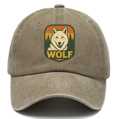 Arctic White Wolf  - Classic Cap - Warm Sand(Khaki)