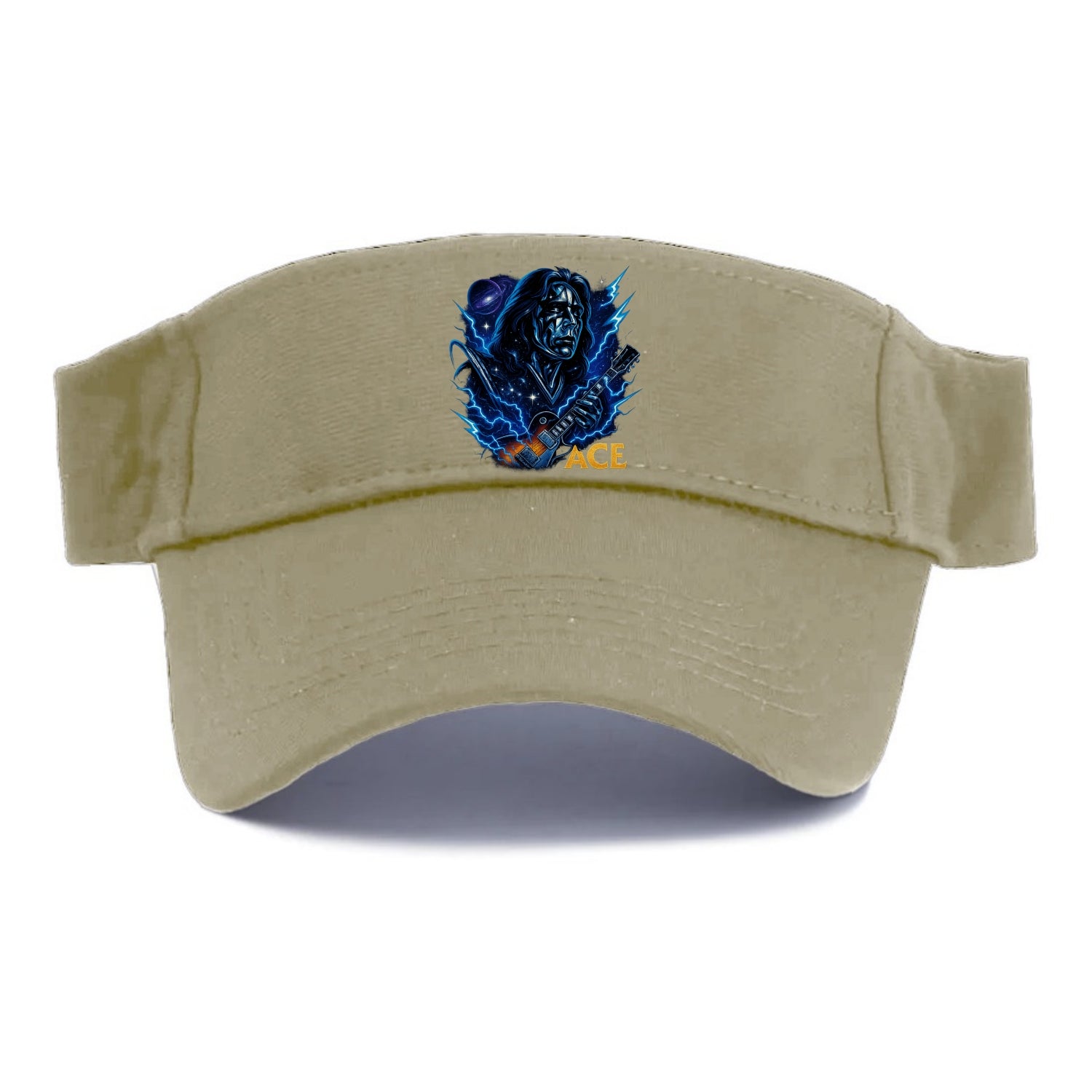 Cosmic Chrome Portrait - Visor - Warm Sand(Khaki)