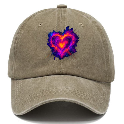 Heart Nebula - Cosmic heart-shaped nebul Classic Cap - Warm Sand(Khaki)