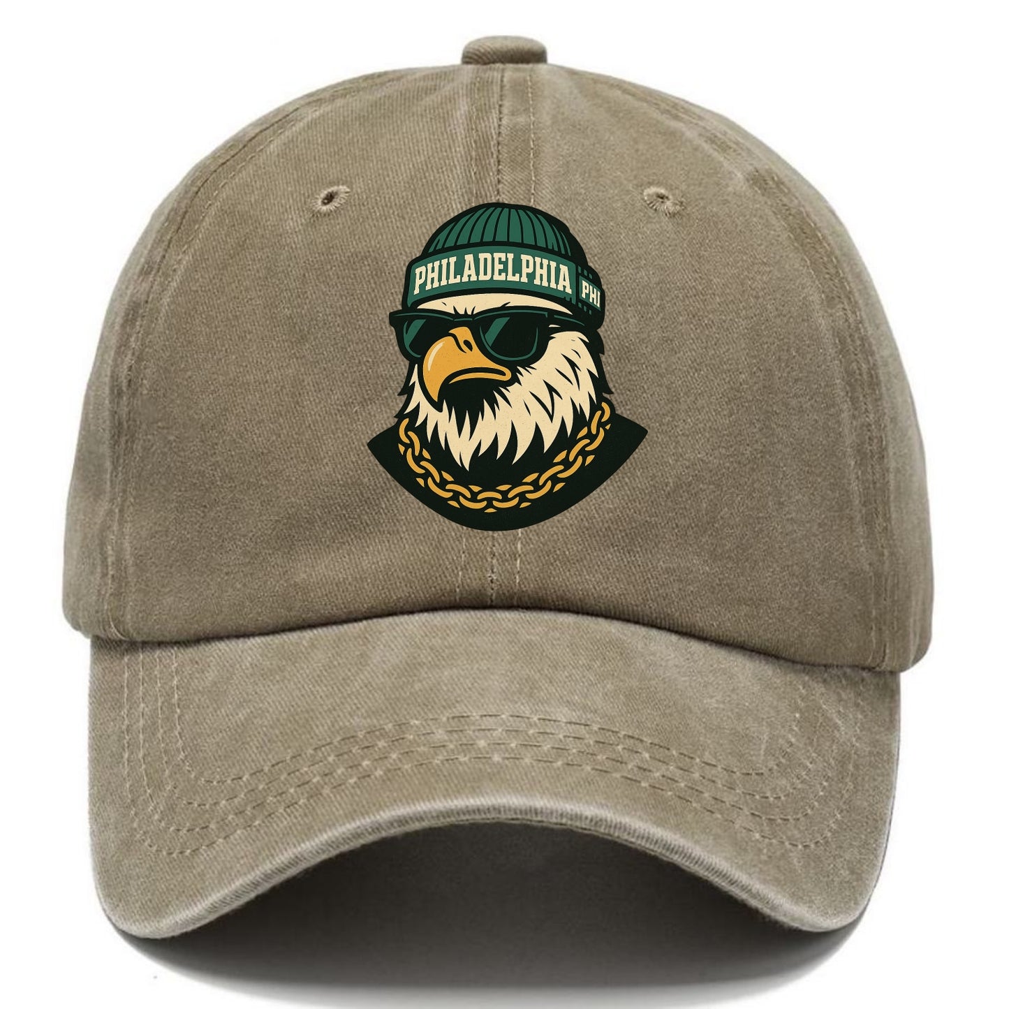 "eagle" "philadelphia" "phi" "green" "us East" - Classic Cap - Warm Sand(Khaki)