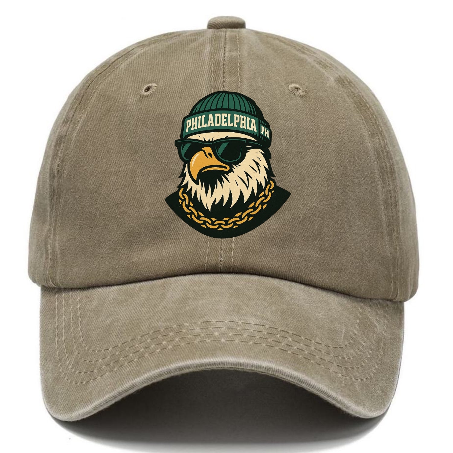 "eagle" "philadelphia" "phi" "green" "us East" - Classic Cap - Warm Sand(Khaki)