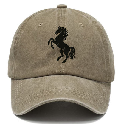 Stallion rearing on hind legs - Classic Cap - Warm Sand(Khaki)