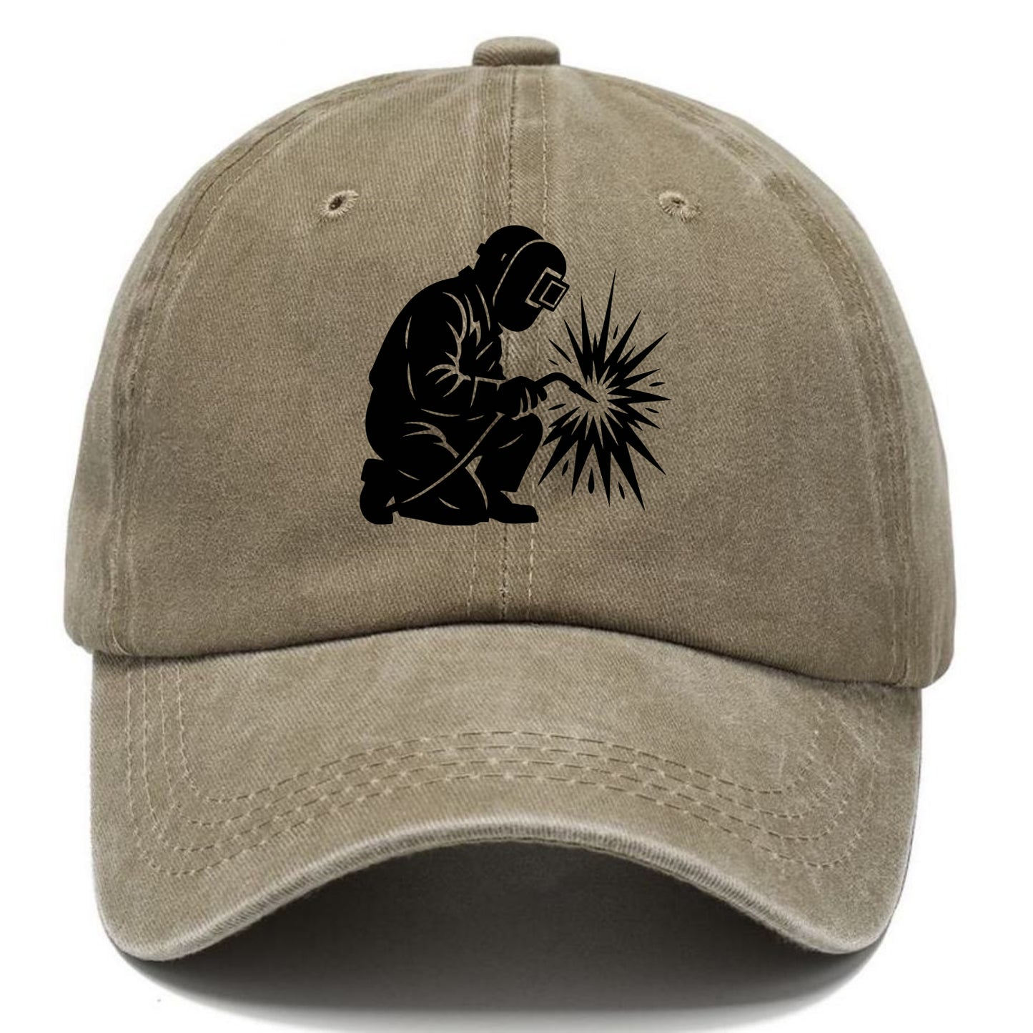 Welder sparks flying dramatically - Classic Cap - Warm Sand(Khaki)