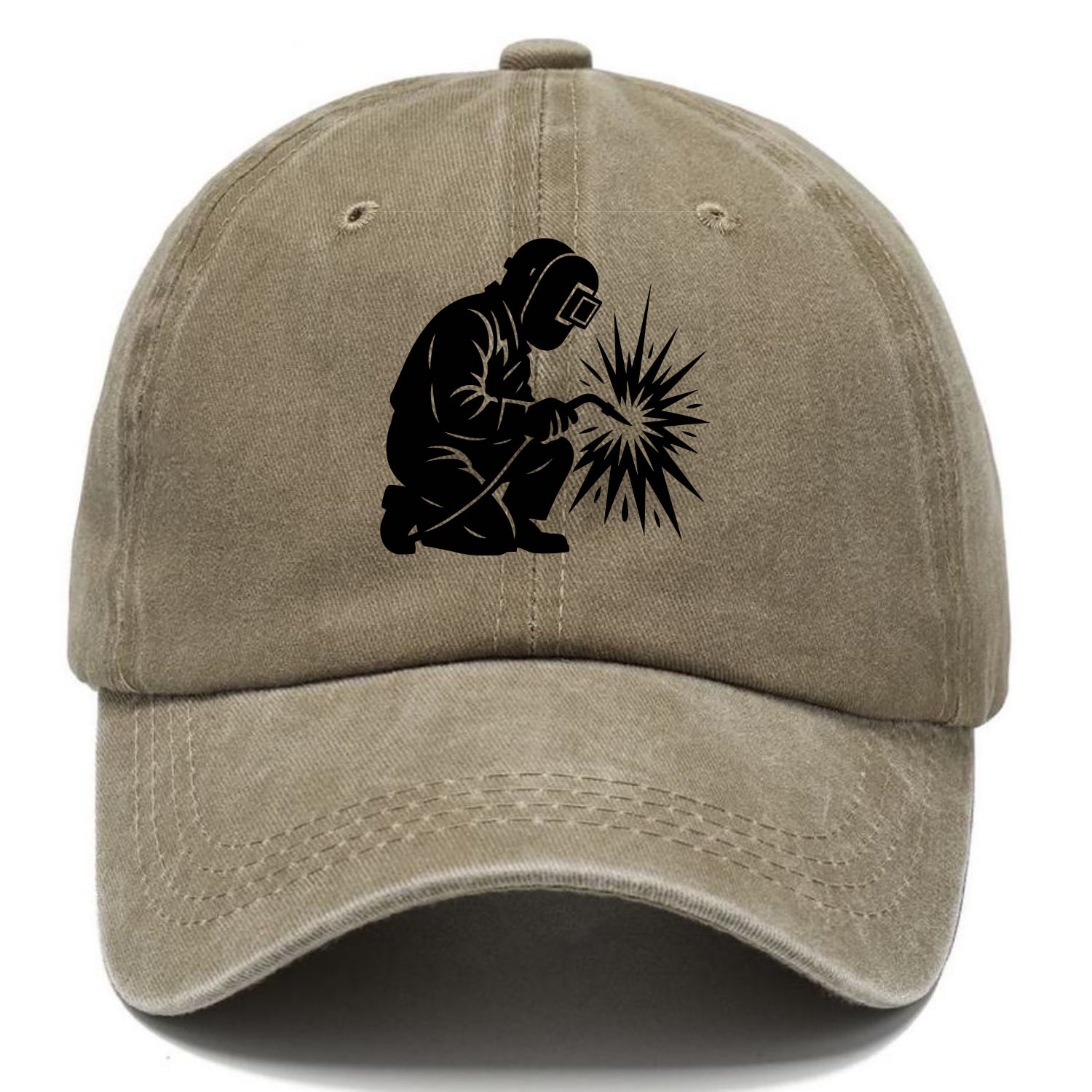 Welder sparks flying dramatically - Classic Cap - Warm Sand(Khaki)