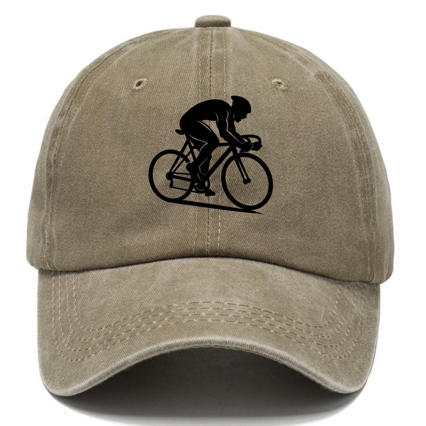Sprint cyclist racing stance - Classic Cap - Warm Sand(Khaki)