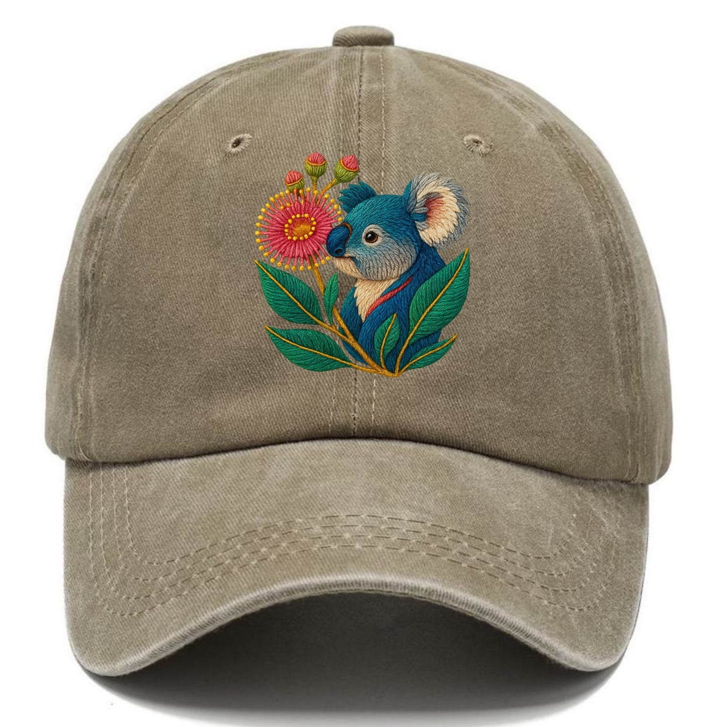 Koala Eucalyptus Bloom - Classic Cap - Warm Sand(Khaki)