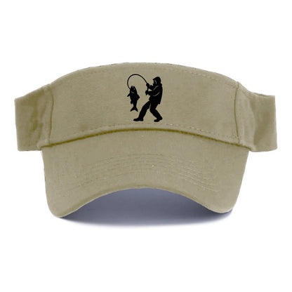 Alaskan fisherman hauling catch - Visor - Warm Sand(Khaki)