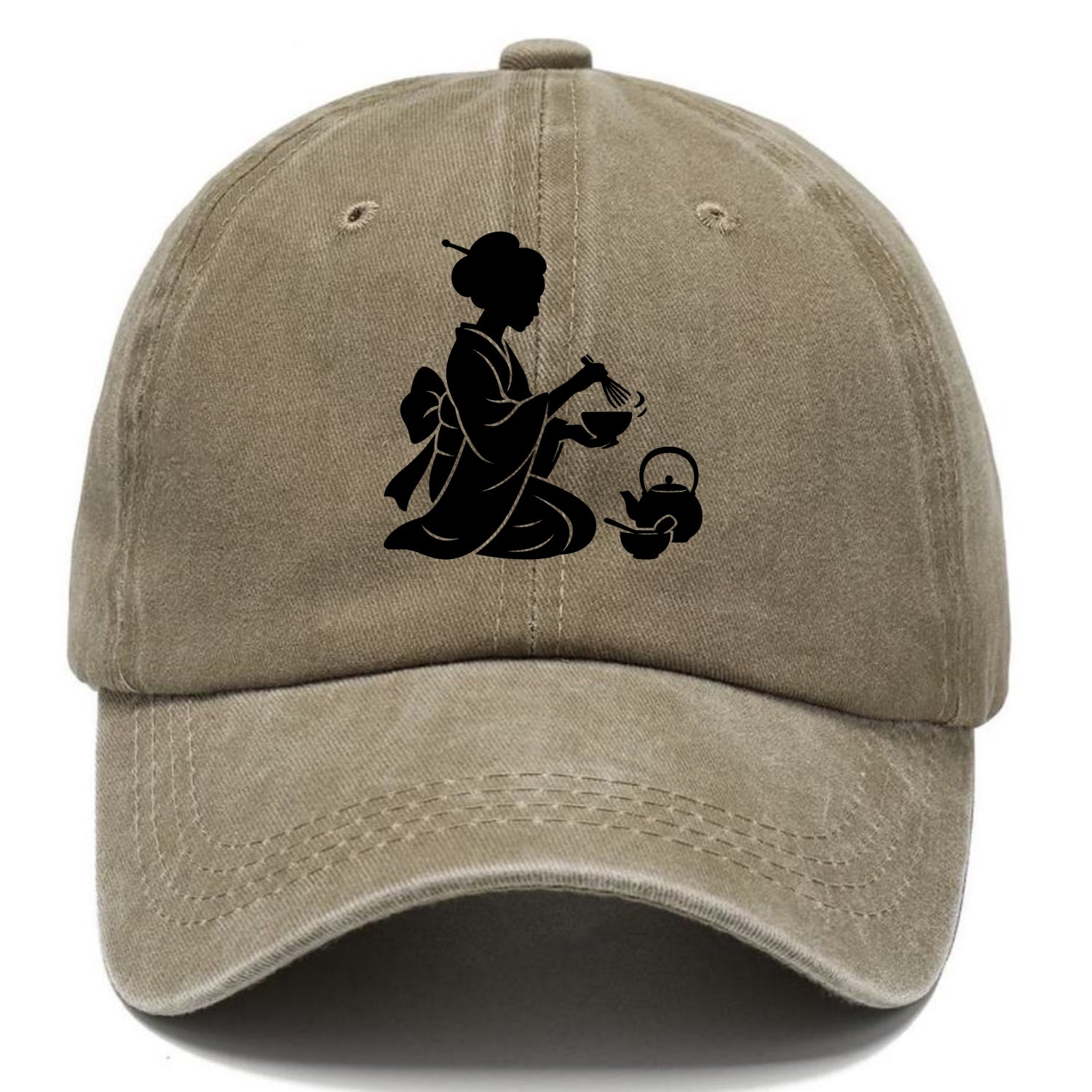 Geisha traditional tea ceremony - Classic Cap - Warm Sand(Khaki)