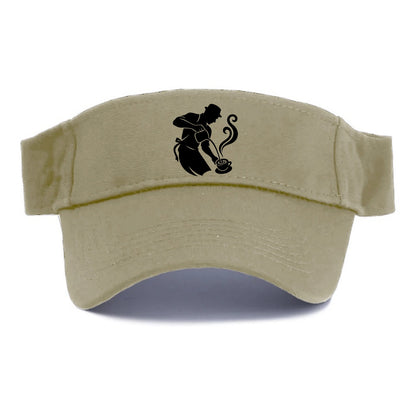 Barista creating latte art - Visor - Warm Sand(Khaki)