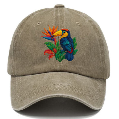 Toucan Paradise - Classic Cap - Warm Sand(Khaki)