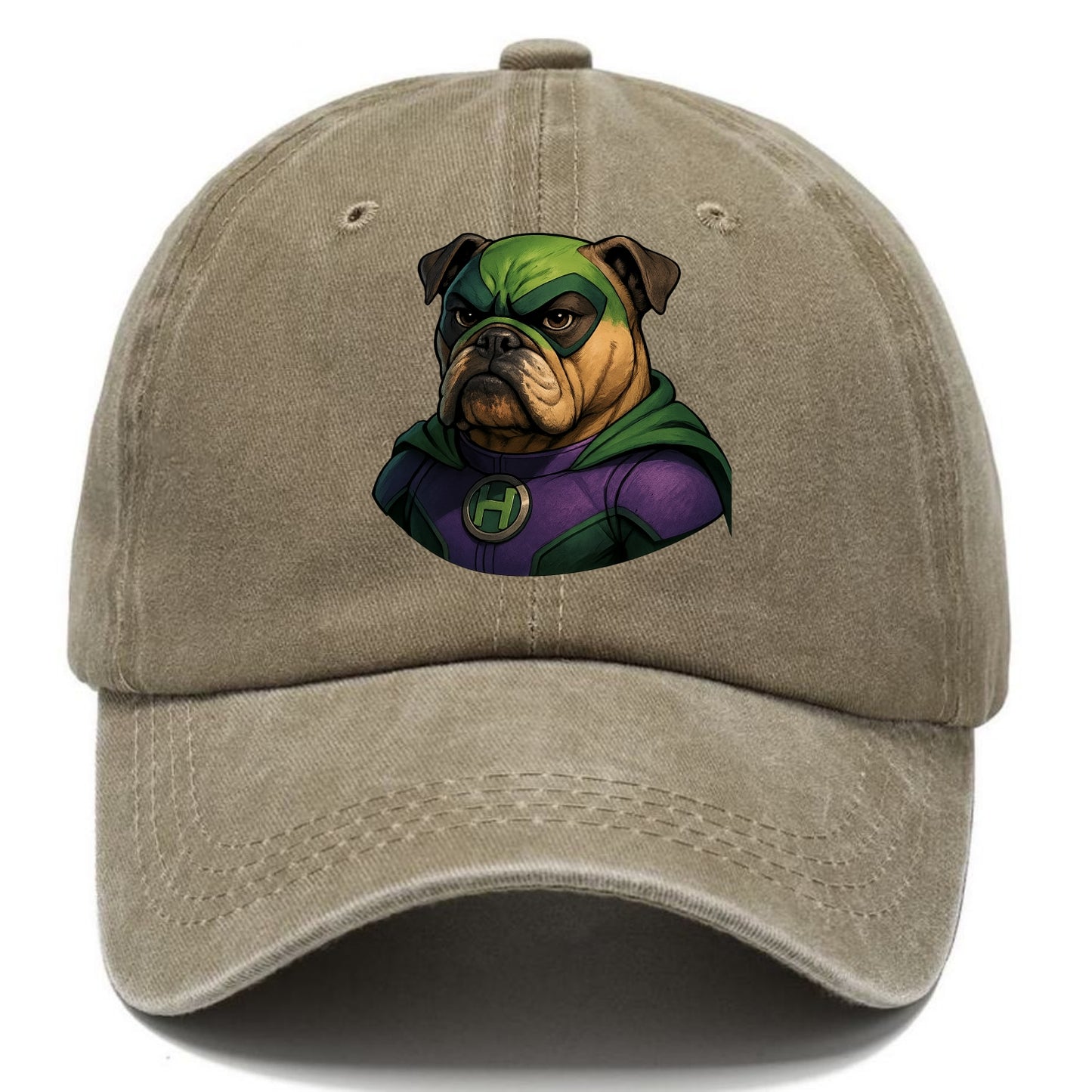 Bulldog Strong Hero  - Classic Cap - Warm Sand(Khaki)