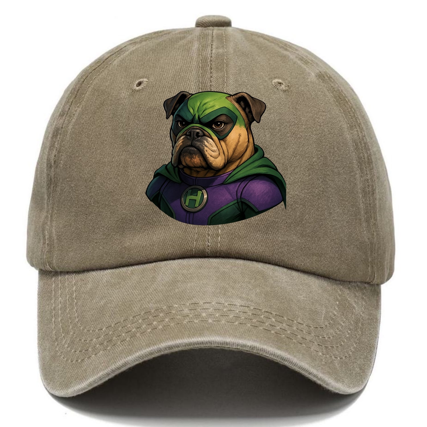Bulldog Strong Hero  - Classic Cap - Warm Sand(Khaki)