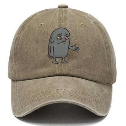 FOLLOWERS ARE GHOSTS | Transparent crowd following nobody - Classic Cap - Warm Sand(Khaki)