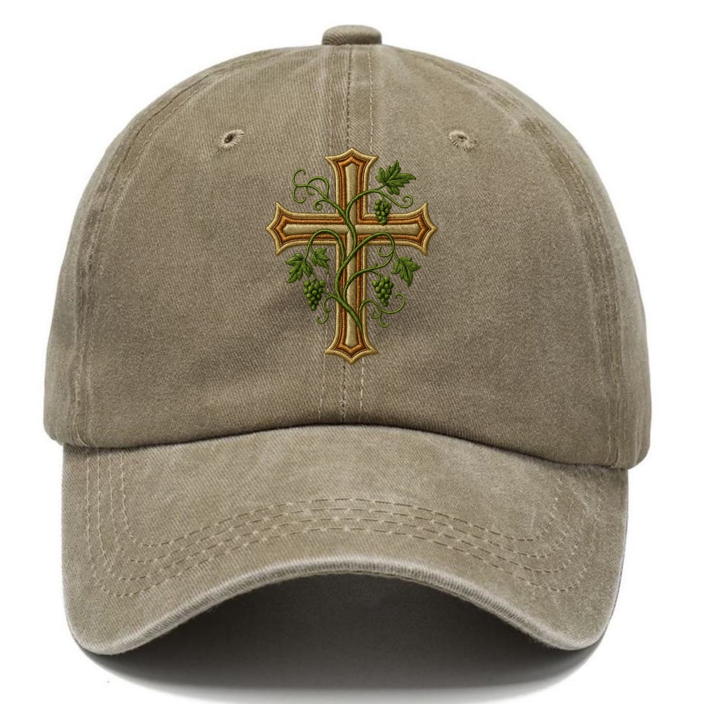 Vine Cross  - Classic Cap - Warm Sand(Khaki)