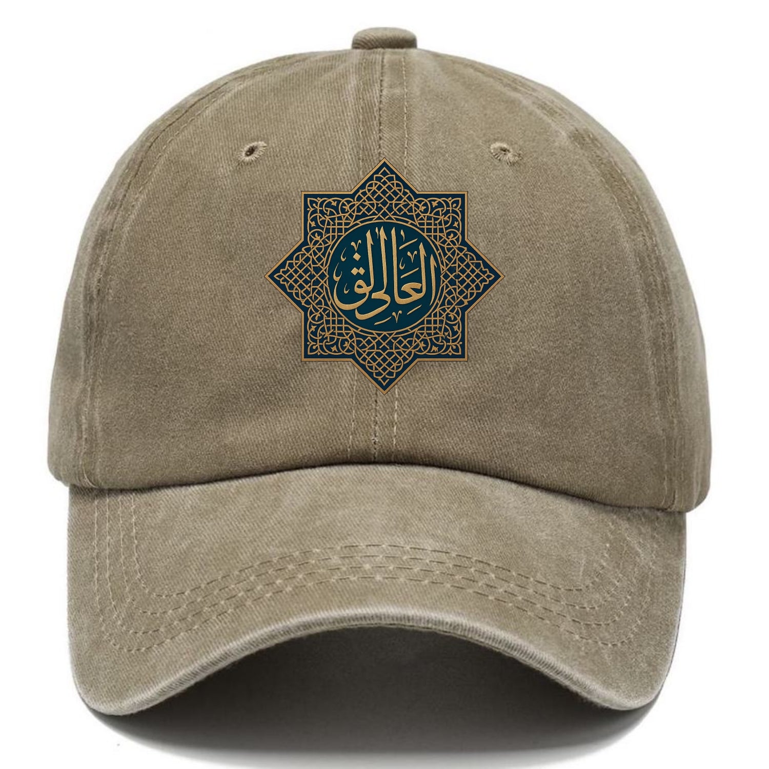 Al-Khaliq Pattern - Classic Cap - Warm Sand(Khaki)