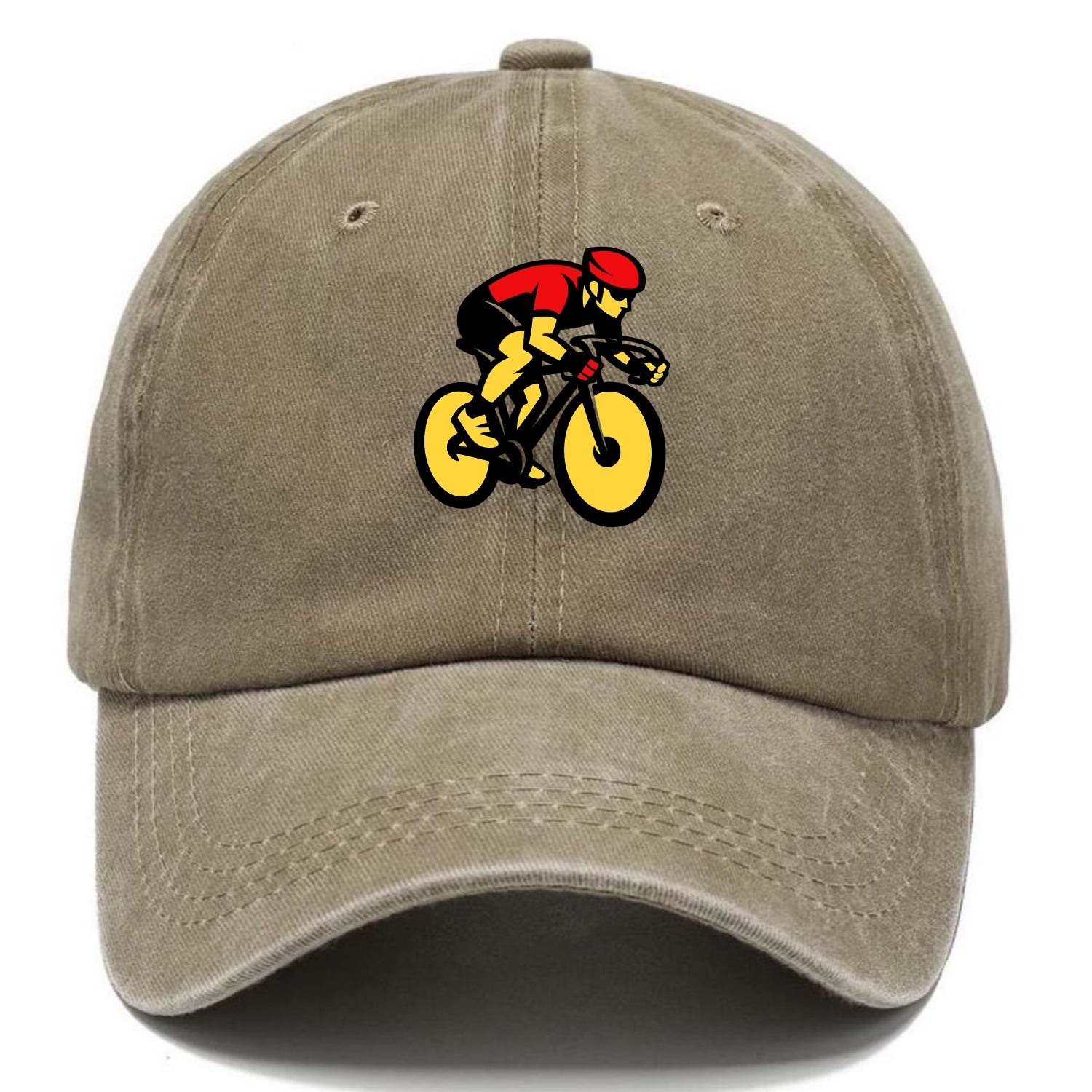 Speed Demon Cyclist - Classic Cap - Warm Sand(Khaki)