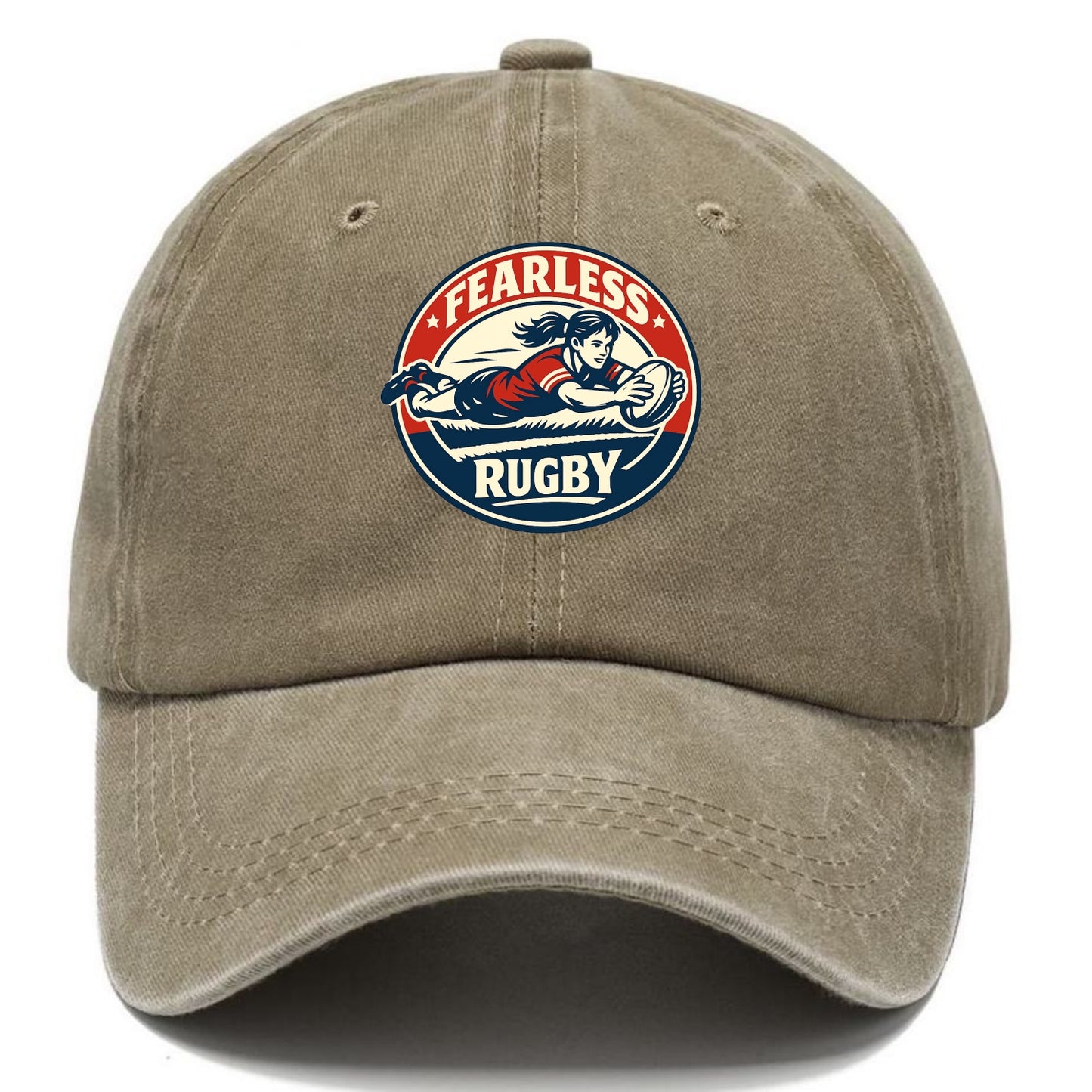 Fearless Try Scorer Emblem - Classic Cap - Warm Sand(Khaki)