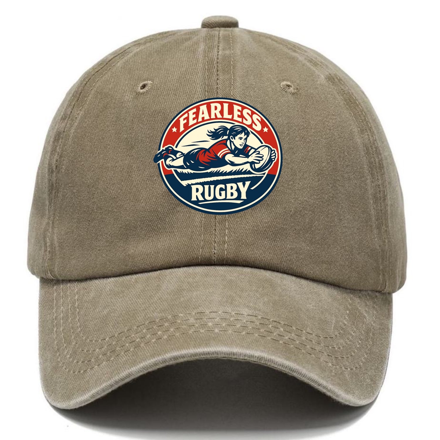 Fearless Try Scorer Emblem - Classic Cap - Warm Sand(Khaki)